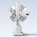HEPU HP-F01 USB Şarjlı Masaüstü Mini Fan – 3 Kademeli Hız Ayarlı, Kompakt Gövde