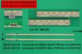 TV LED BAR 2195 2 Lİ ÇUBUK-2010104-32LV2500-32PFL5306-ELED078-WİNKEL