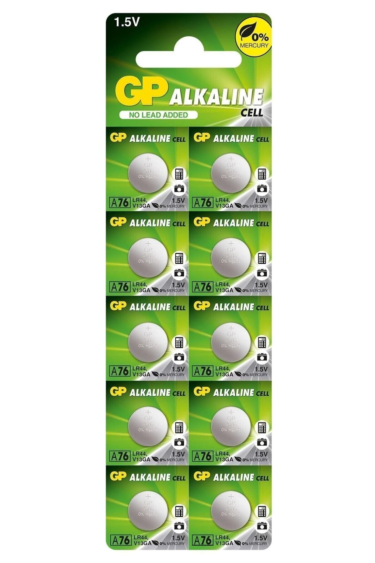 GP LR 44-A 76-AG13-DÜĞME PİL 1.5 VOLT-10 LU KART