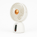 HEPU HP-F07 USB Şarjlı Sessiz Masaüstü Mini Fan – 360° Ayarlanabilir Gövde