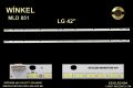 TV LED BAR-851 1 Lİ ÇUBUK-42PF8080-42LA640--ELED004-WİNKEL