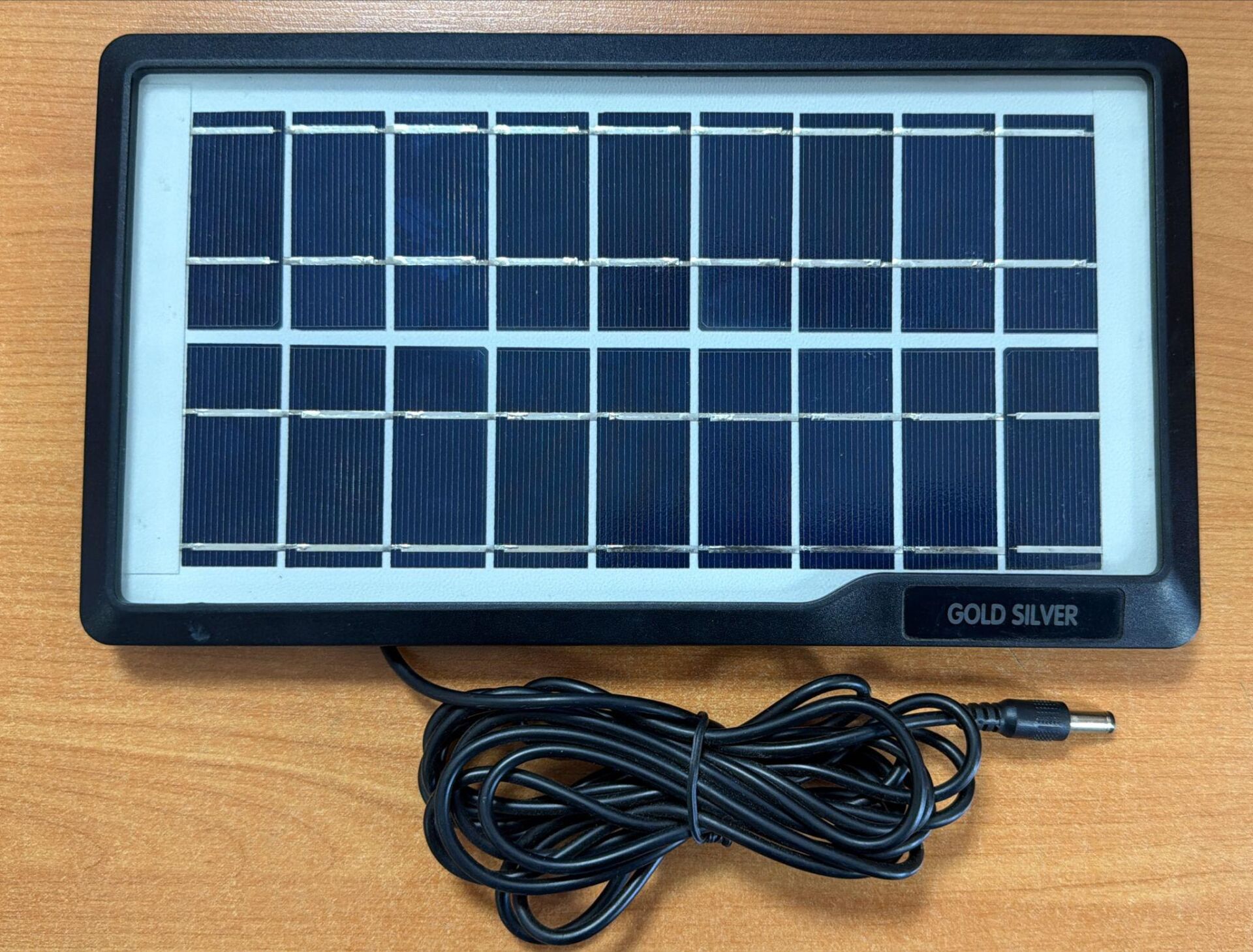 GÜNEŞ PANELİ 3.5 WATT 14x25 CM ÇERÇEVELİ 5.5x1.7 JAKLI 9 VOLT