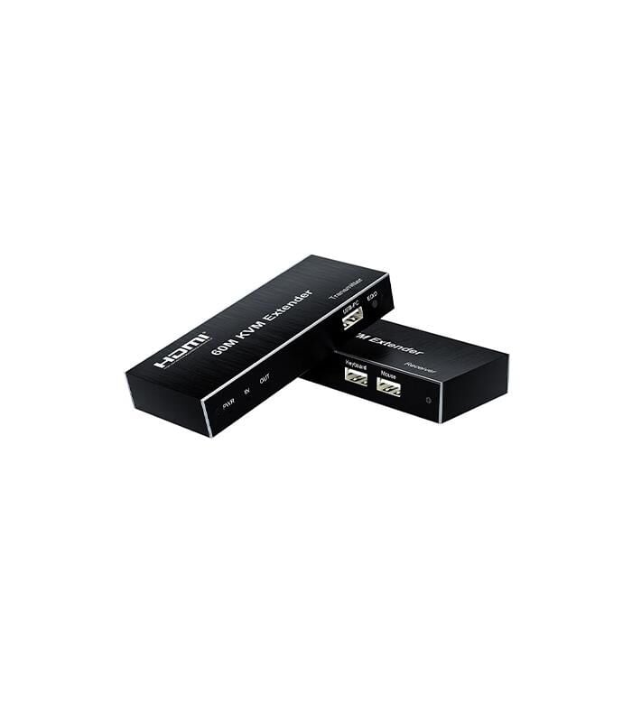 NOVACOM NVC-KVM4K60M 4K 60MT CAT 6 HDMI KVM-HDMI-USB-IR