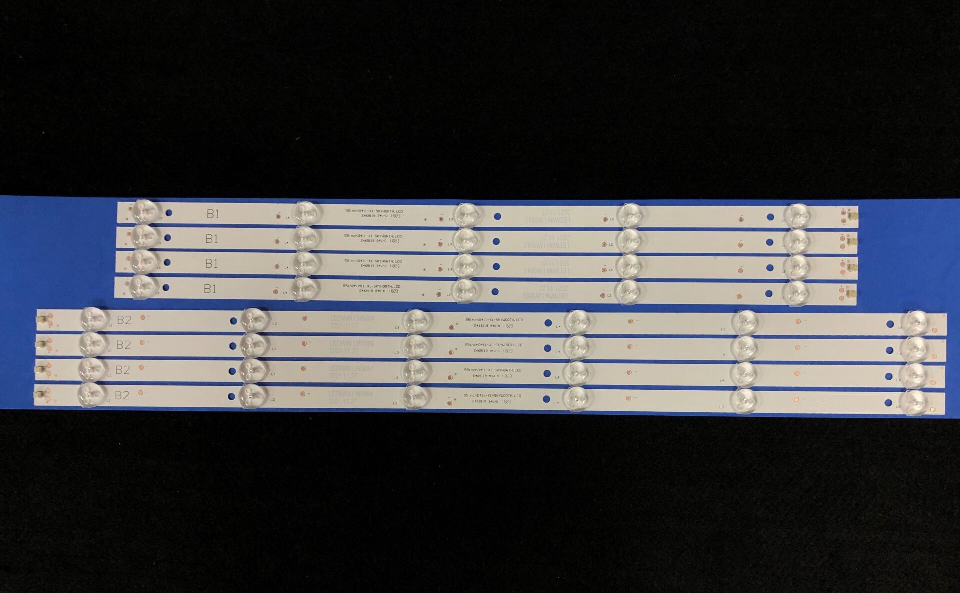 TV LED BAR 2436-2309 TAKIM 8 Lİ-SN55UIL08-55UAL08-AX55UAL08-WİNKEL