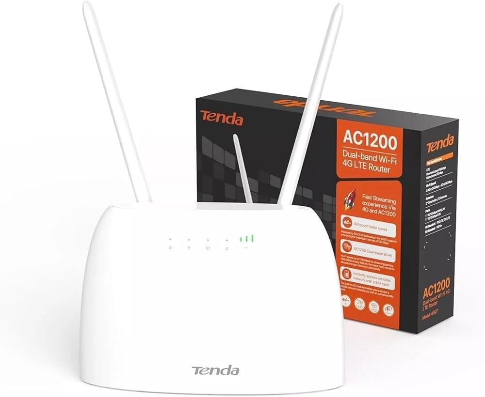 Tenda 4G07 4G LTE Router Sim Kartlı Modem