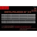 TV LED BAR 2433-2501 TAKIM 6 LI-50FD7300,JL.D50051330-078AS-C,VES500UNDC-101142-WİNKEL