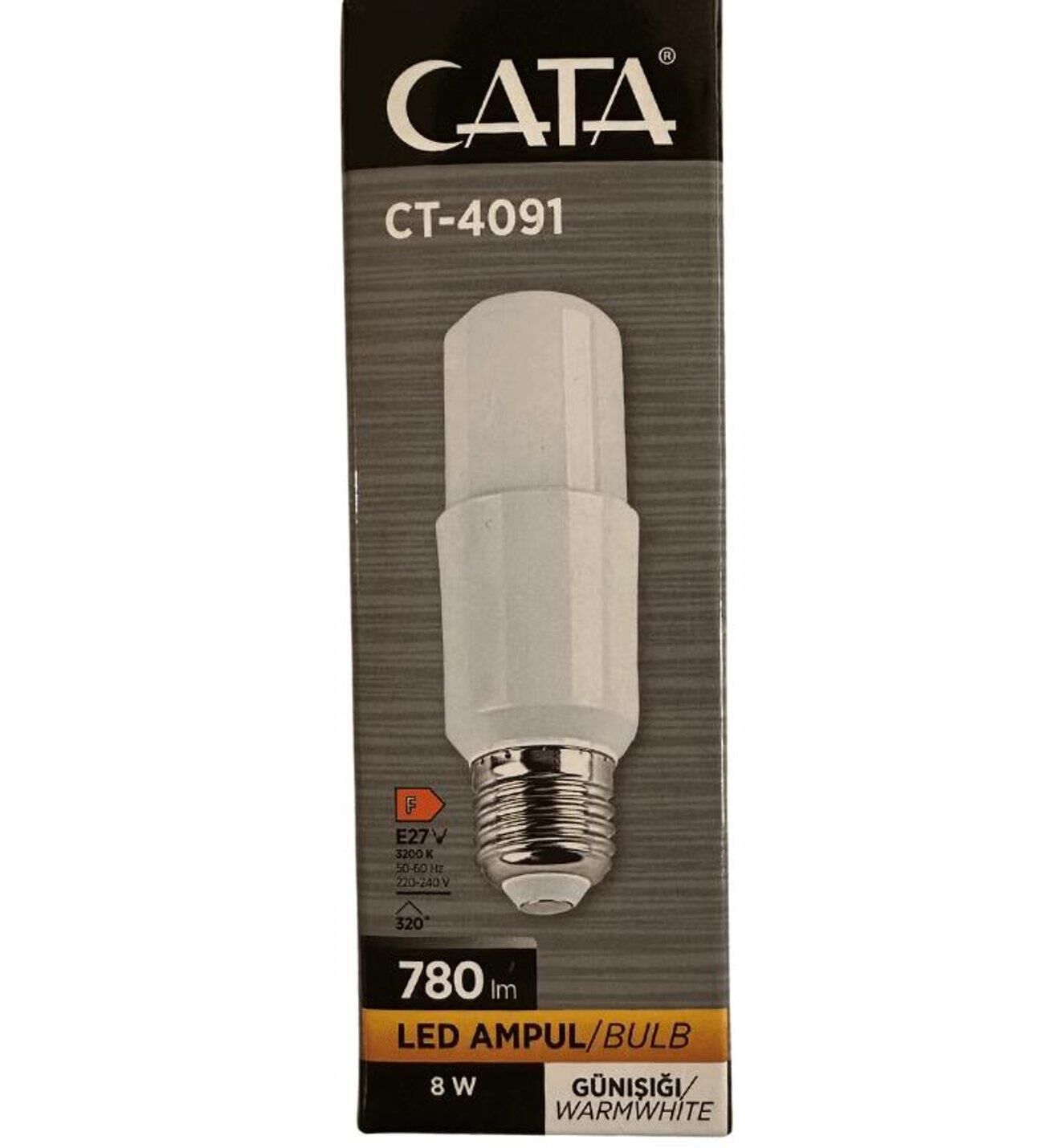 CATA CT-4091 8 WATT LED AMPUL E27 DUY BEYAZ IŞIK