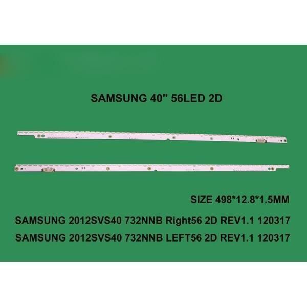 TV LED BAR 2112 2 Lİ ÇUBUK-UE40ES5500-LE400BGSV1-UE40ES5500-ELED021-WİNKEL