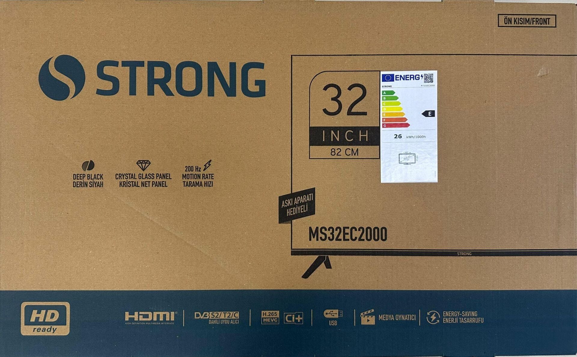 STRONG 32'' 82CM DAHİLİ UYDULU LED TELEVİZYON MS32EC2000