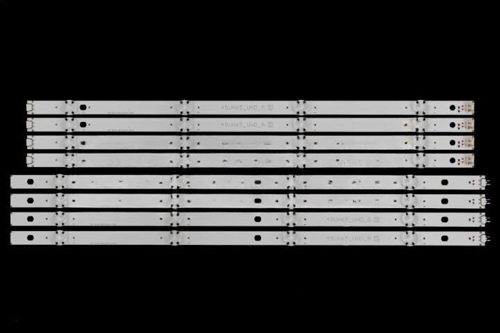 TV LED BAR 2534-2458 TAKIM 8 Lİ-49UH650V-6916L-2552A, 6916L-2551A, 6916L-2452-WİNKEL
