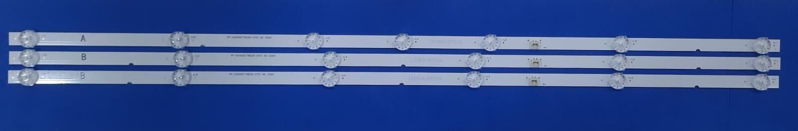 TV LED BAR 2536 TAKIM 3 LÜ-40GDF5950B, RF-AZ400017AE30-0701 A0,B40A670-WİNKEL