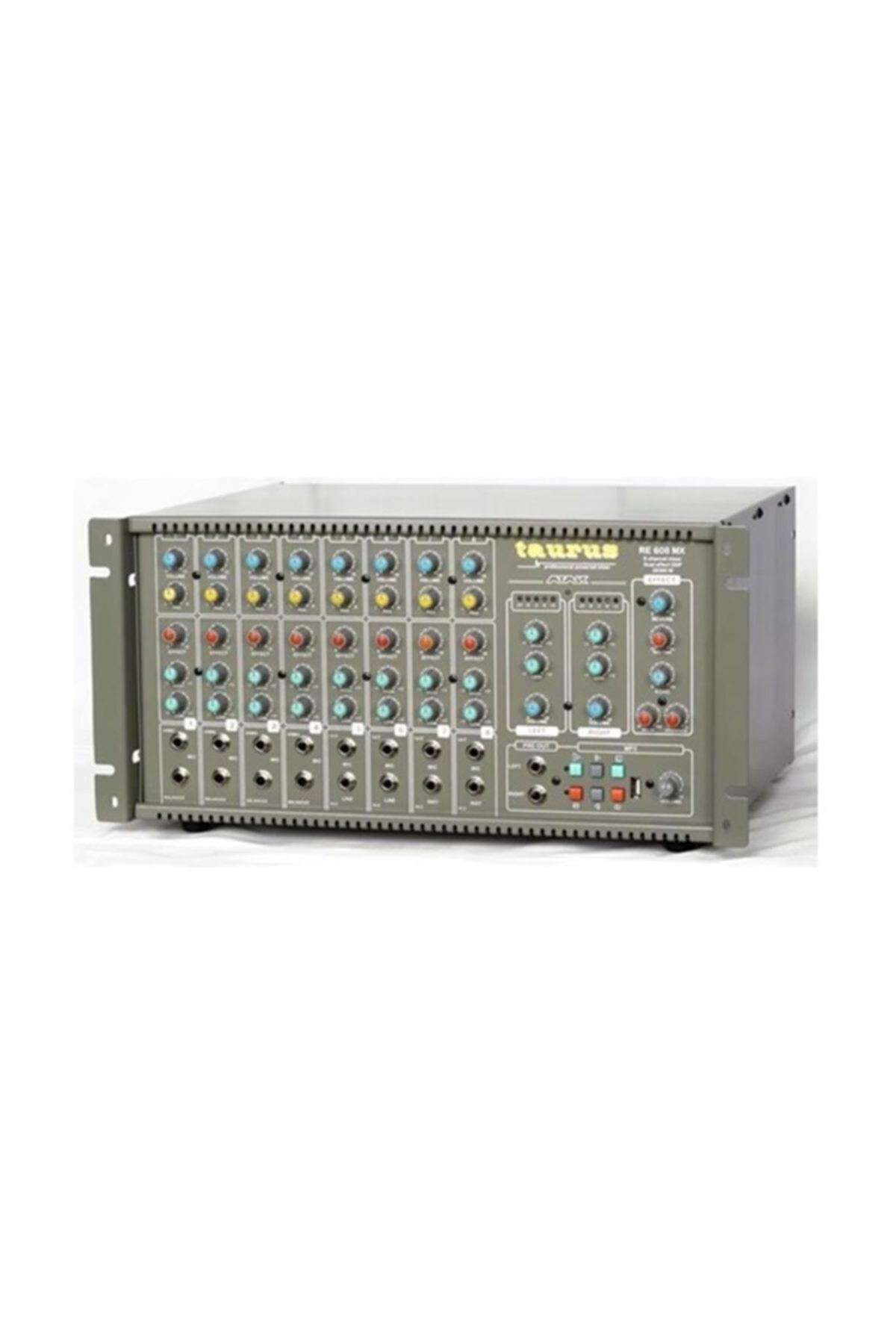 ATAK TAURUS 8 KANAL USB EKO REVERP 2X300 WATT SESLENDİRME ANFİSİ
