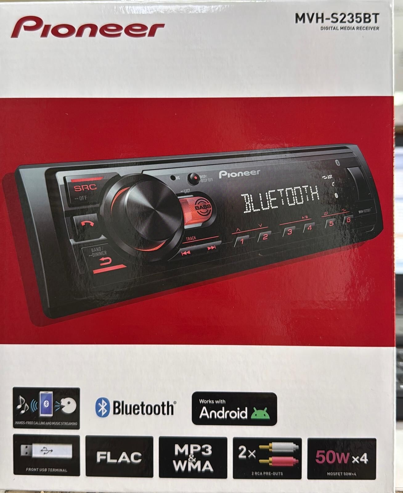 PİONEER MVH-S235BT USB BLUETOOOTH OTO TEYP