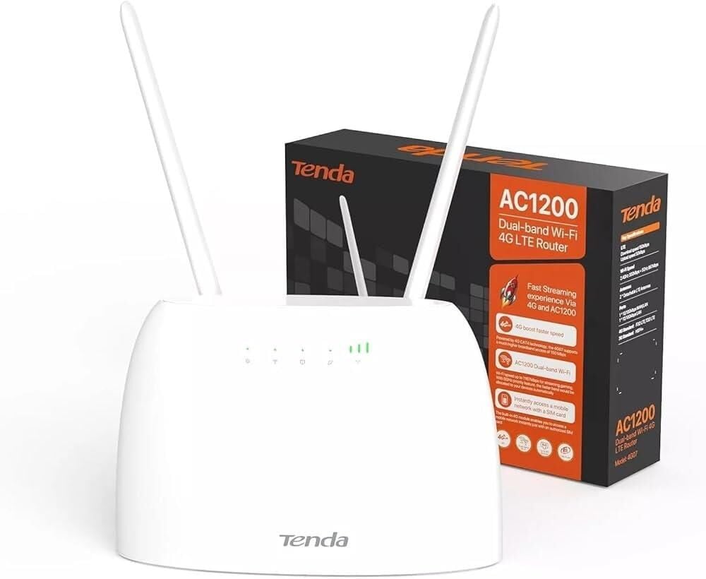 Tenda 4G07 4G LTE Router Sim Kartlı Modem
