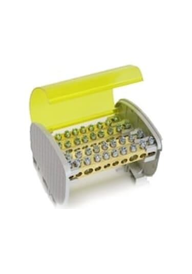 DAĞITIM ÜNİTESİ KAPAKLI 125 AMPER 7X12MM 2+13 DELİKLİ 4 KUTUPLU ÇETSAN