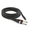 SES KABLOSU 3.5 MM ERKEK+2X 6,3 MM GİTAR 5 METRE