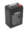 4 VOLT 8 AMPER AKÜ ORBUS-ÖLÇÜLER 70*48*101 mm.0,66 kg