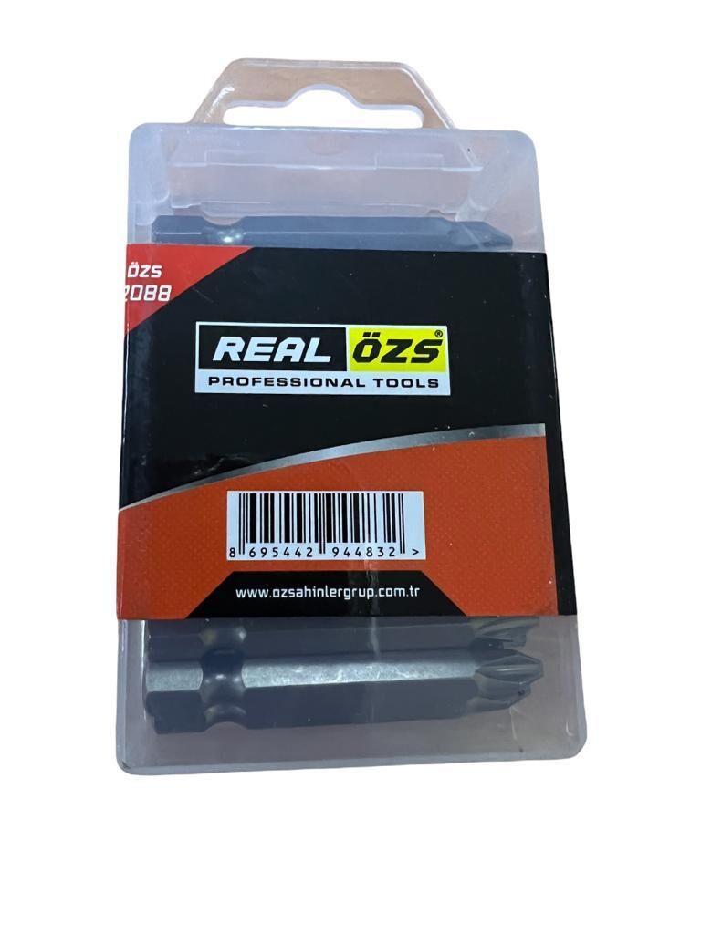 ŞARJLI TORNAVİDA UCU YILDIZ 2X5 CM ÖZS 2088 1 ADET FİYATIDIR