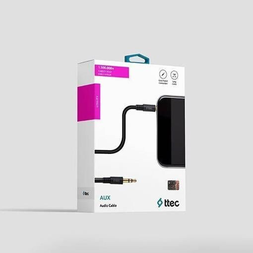 TTEC 2AK02 3.5mm AUX Stereo Ses Kablosu 1m Siyah