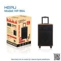 HEPU HP-904 12'' 30CM KABLOSUZ 1 EL MİKROFON ŞARJLI MÜZİK KUTUSU & MEVLÜT ANFİSİ