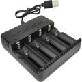 18650 PİL ŞARJ ALETİ 4'LÜ USB GİRİŞ 3000 MAH HD-8992C