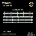 TV LED BAR 2198 TAKIM 8 Lİ-49N5300-49N 5300,UN50J5000AFXZA,UE49J5200-ES-1007-WİNKEL