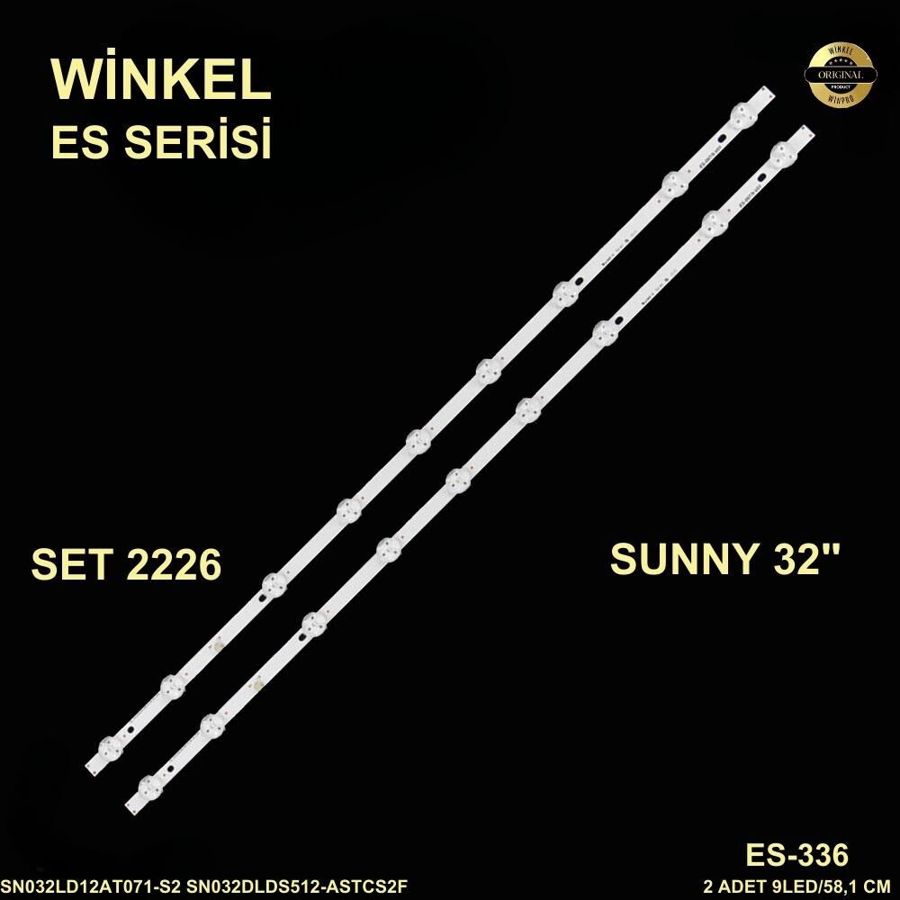 TV LED BAR 2226 TAKIM 2 Lİ-SN032LD12AT071-S2,PB08D581103BL041-005H-ES-336-WİNKEL