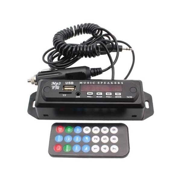 MP3 BORD BOLSAT AUX-USB-BLUETOOTH MİKROFONLU ÇEVİRİCİ MODÜL USB300 ÇAKMAKLIK FİŞLİ