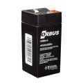 4 VOLT 4 AMPER AKÜ ORBUS-ÖLÇÜLER 45*45*10 mm.440 GRAM