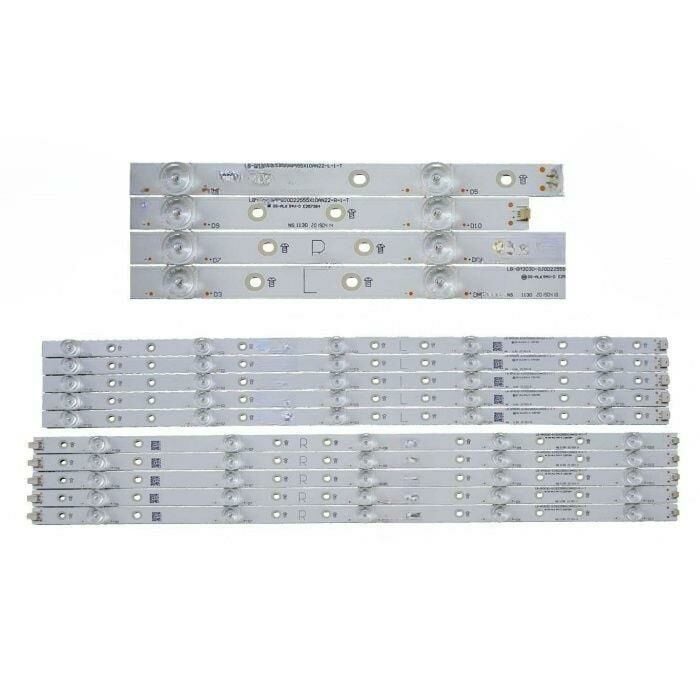 TV LED BAR -2500-2432 TAKIM 10 LU-55PUS7304-55PUS7504-55PUS6704-GM3030-GJ0D22555-WİNKEL