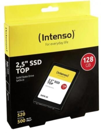 Intenso 128Gb Top 520Mb-500Mb/S Sata III Ssd Harddisc