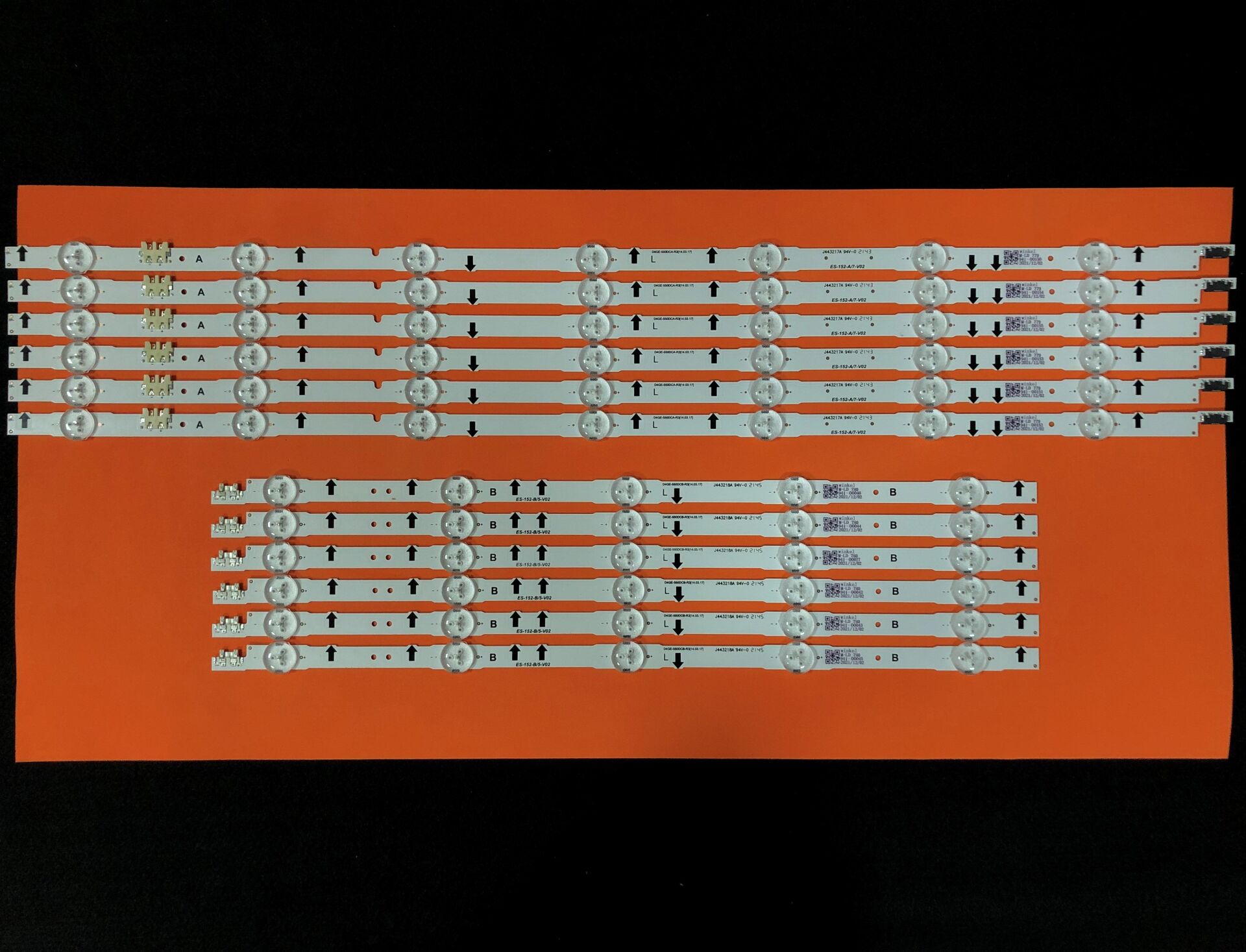 TV LED BAR 2034 TAKIM 12 Lİ-UA55J5088-UE55H6650-UE55H6290/UE55H6270/UE55H6470-WİNKEL