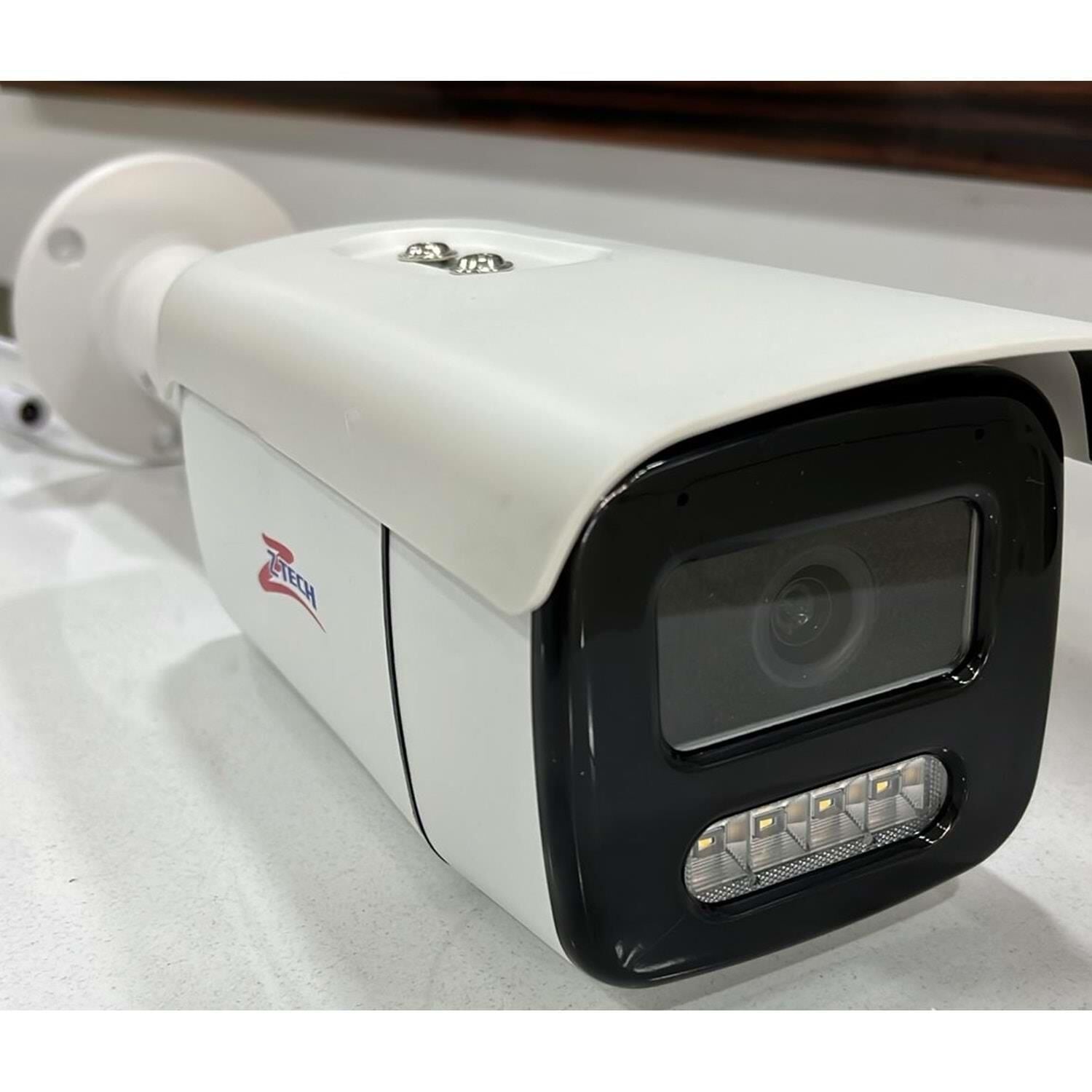 ZTECH ZR-2088 8MP 4mm F1.0 4LED FULLCOLOR + MİKROFON BULLET DIŞ MEKAN IP KAMERA