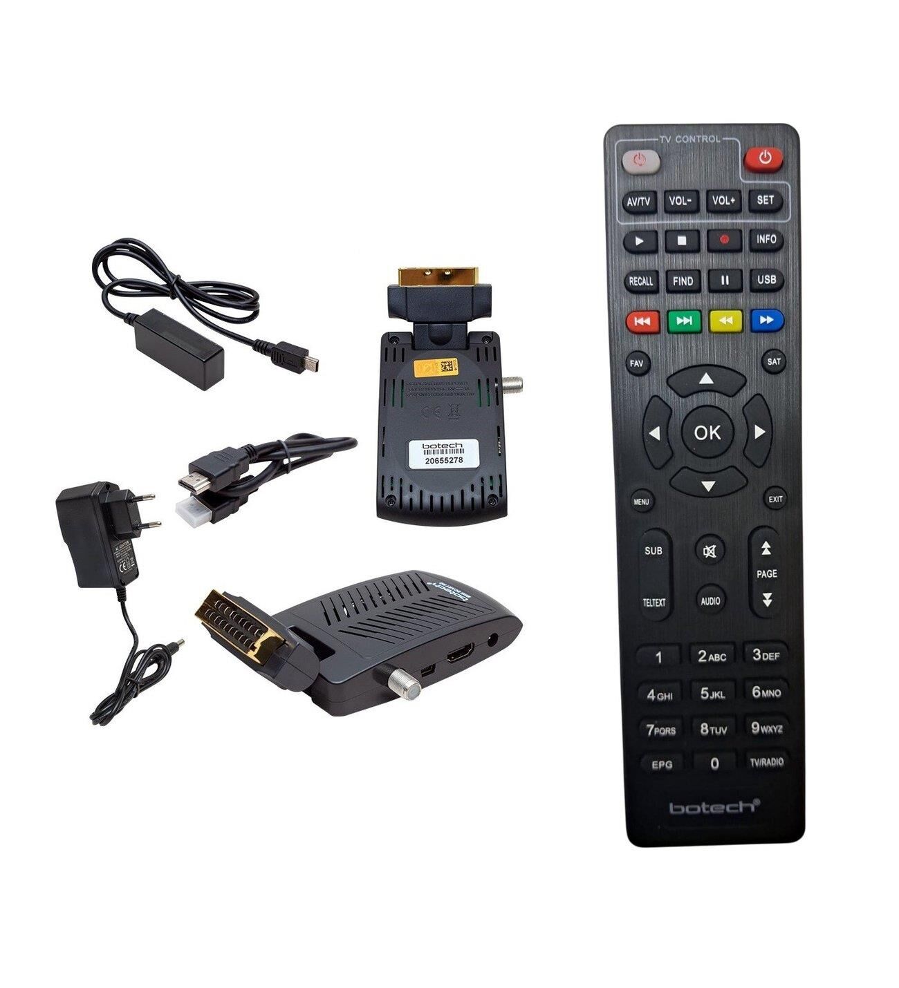 BOTECH SCART + HDMI UYDU ALICISI EKRANLI GÖZ