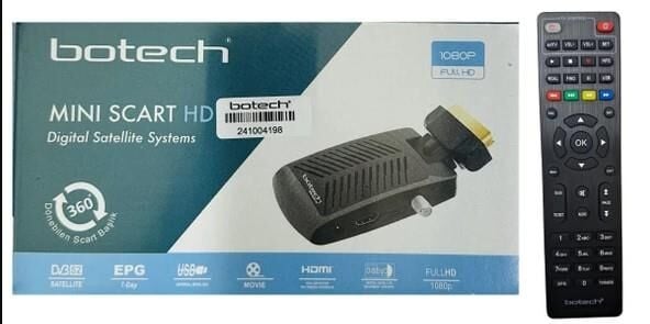 BOTECH SCART + HDMI UYDU ALICISI EKRANLI GÖZ