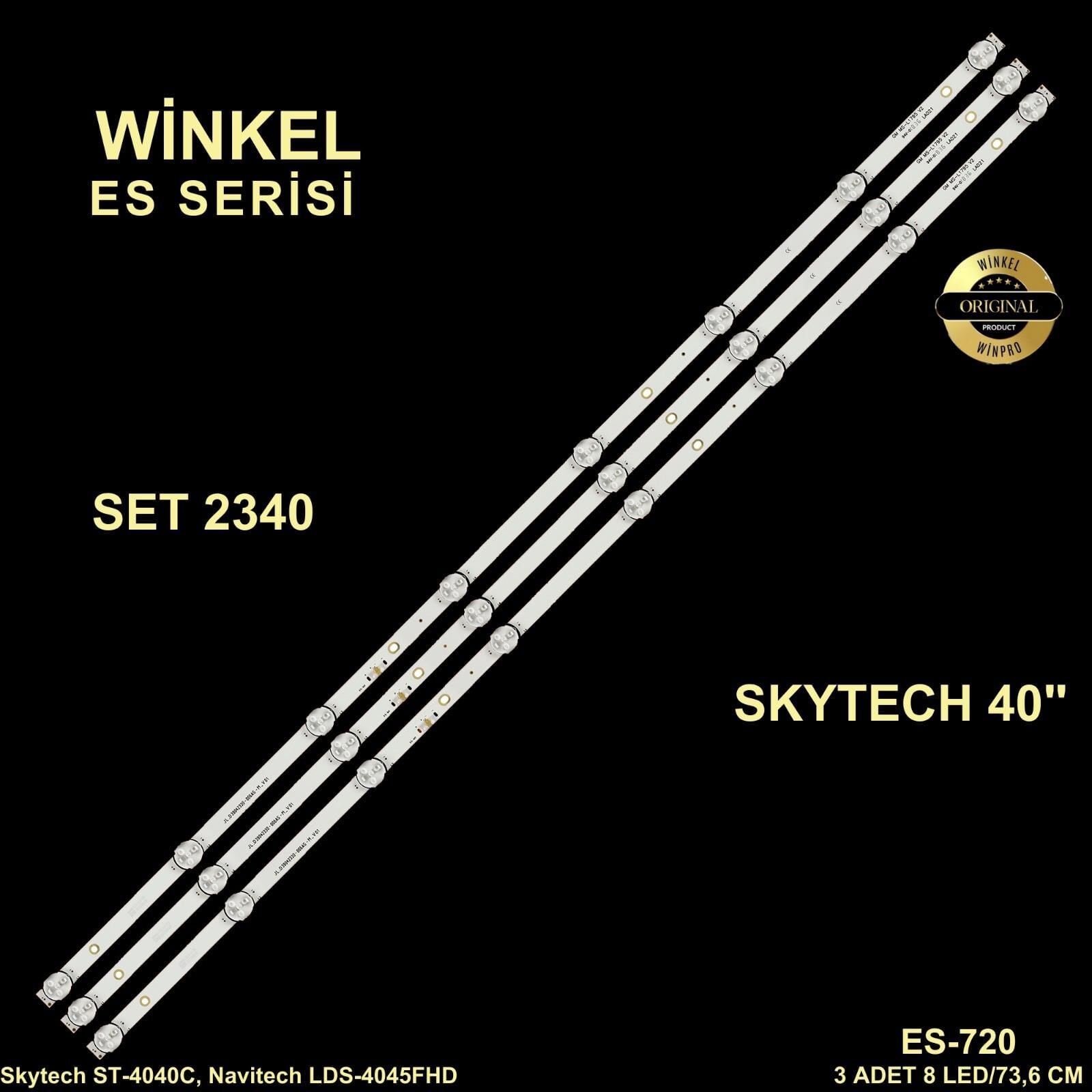 TV LED BAR 2340 TAKIM 3 LÜ-ST-4040C,LDS-4045FHD,SLT-4041C,SST4050SMART-WİNKEL
