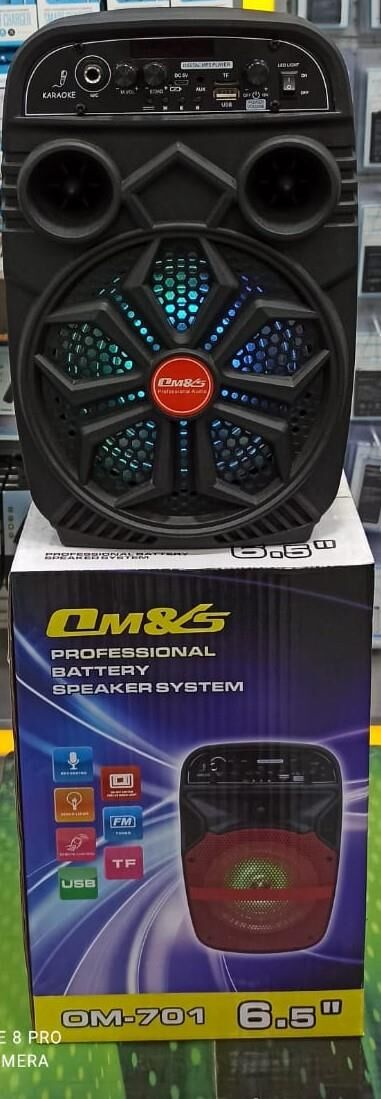 MÜZİK KUTUSU OM-701 BLUETOOTH - USB - HAFIZA KARTI - RADYO