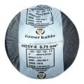 NYAF KABLO 1X0.75 SİYAH ÖZNUR-HES 1 MT FİYATIDIR