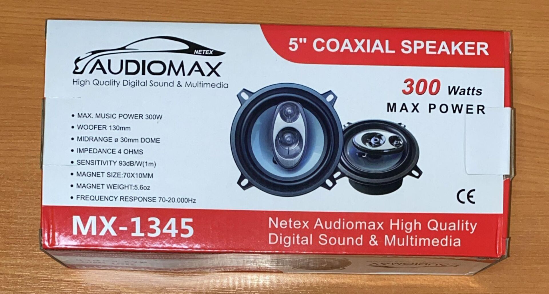 AUDIOMAX MX-1345 13 CM 300 WATT TWEETERLI HOPARLÖR