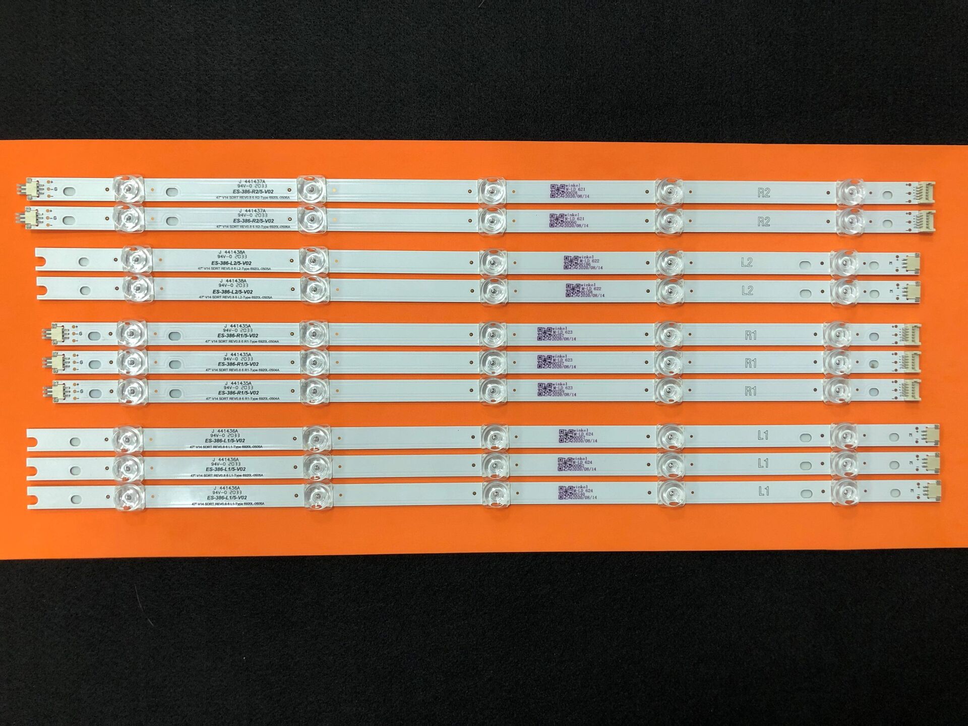 TV LED BAR 2132 TAKIM 10 LU-47LB670V,LC470DUH-PGF1,47LB679V,47LB670V,47LB730V-E386