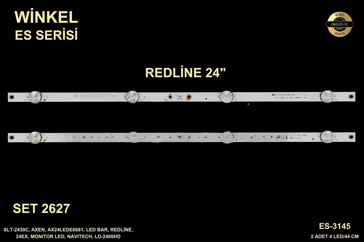 TV LED BAR 2627 TAKIM 2 Lİ-AX24LEDE6681-SLT 2430C-L2151 V1 2017-WİNKEL