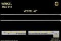 TV LED BAR-819  1 Lİ ÇUBUK-VES420UNVL,42FA7100,LE42F74450LED,42PF8175-ELED87-WİNKEL