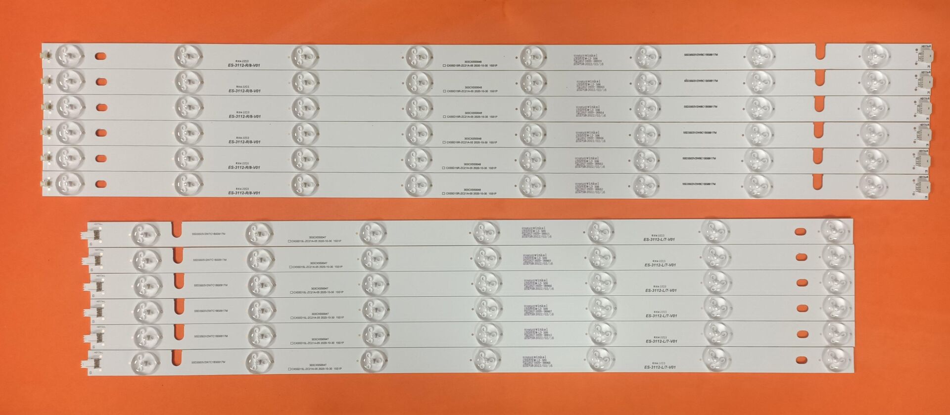 TV LED BAR 2374-2516 6 LI-SN055LSV59-55PA505E-LE140S1UHD-55PA500T-LE140S1UHD-WİNKEL