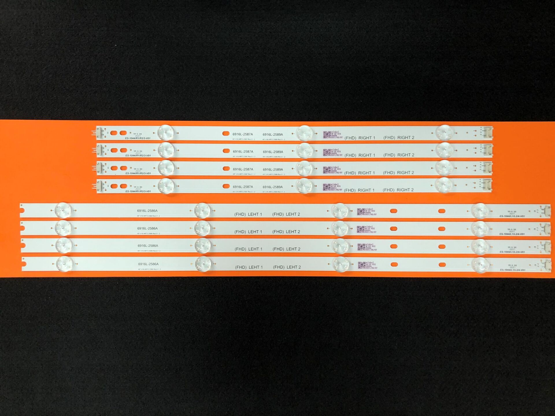 TV LED BAR 2587 TAKIM 11 Lİ-OV55F350,8D55-DNYF-NP510S,CY-55DN-22-17V-600MA-WİNKEL