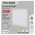 YCL YPA-6520 LED PANEL BACLIGHT 20 WATT 30X30 KLİPİN GÜN IŞIĞI
