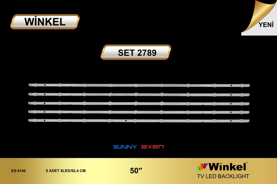 TV LED BAR 2789 TAKIM 5 Lİ- AX50FIL242/0246, AX50FIL403/0216, HI-LEVEL, HL50FMN403-WİNKEL