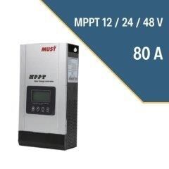 ŞARJ KONTROL CİHAZI KESİCİ MPPT  12-48 VOLT 80 AMPER