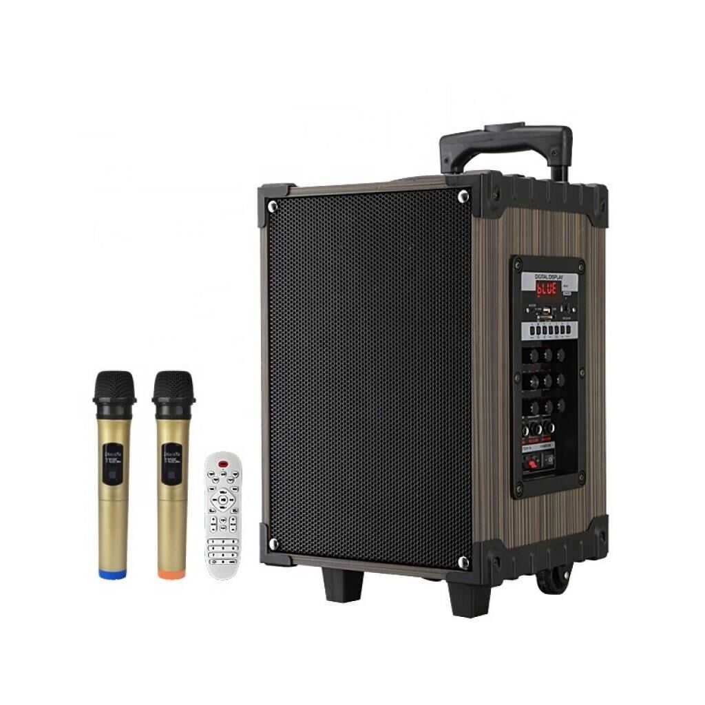 MÜZİK KUTUSU MK-LT-910 KABLOSUZ İKİ EL MİKROFON ŞARJLI BLUETOOTH SEYYAR CAMİ MEVLÜT ANFİSİ
