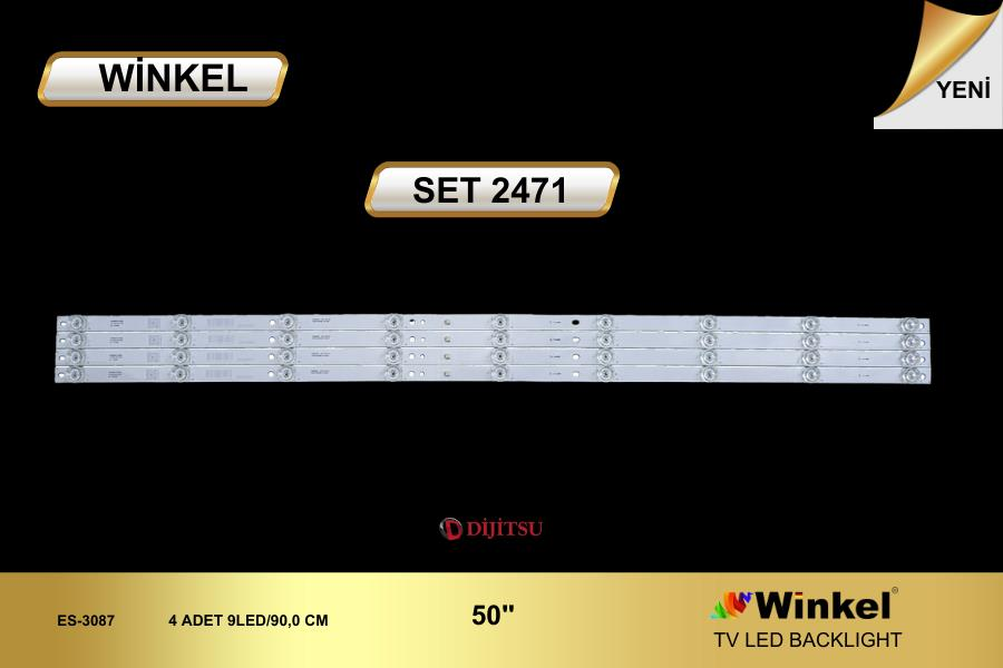TV LED BAR 2471 TAKIM 4 LÜ-50DS7700,YE-50020,K500WD01 2021-6-30 4708-ES-3087-WİNKEL