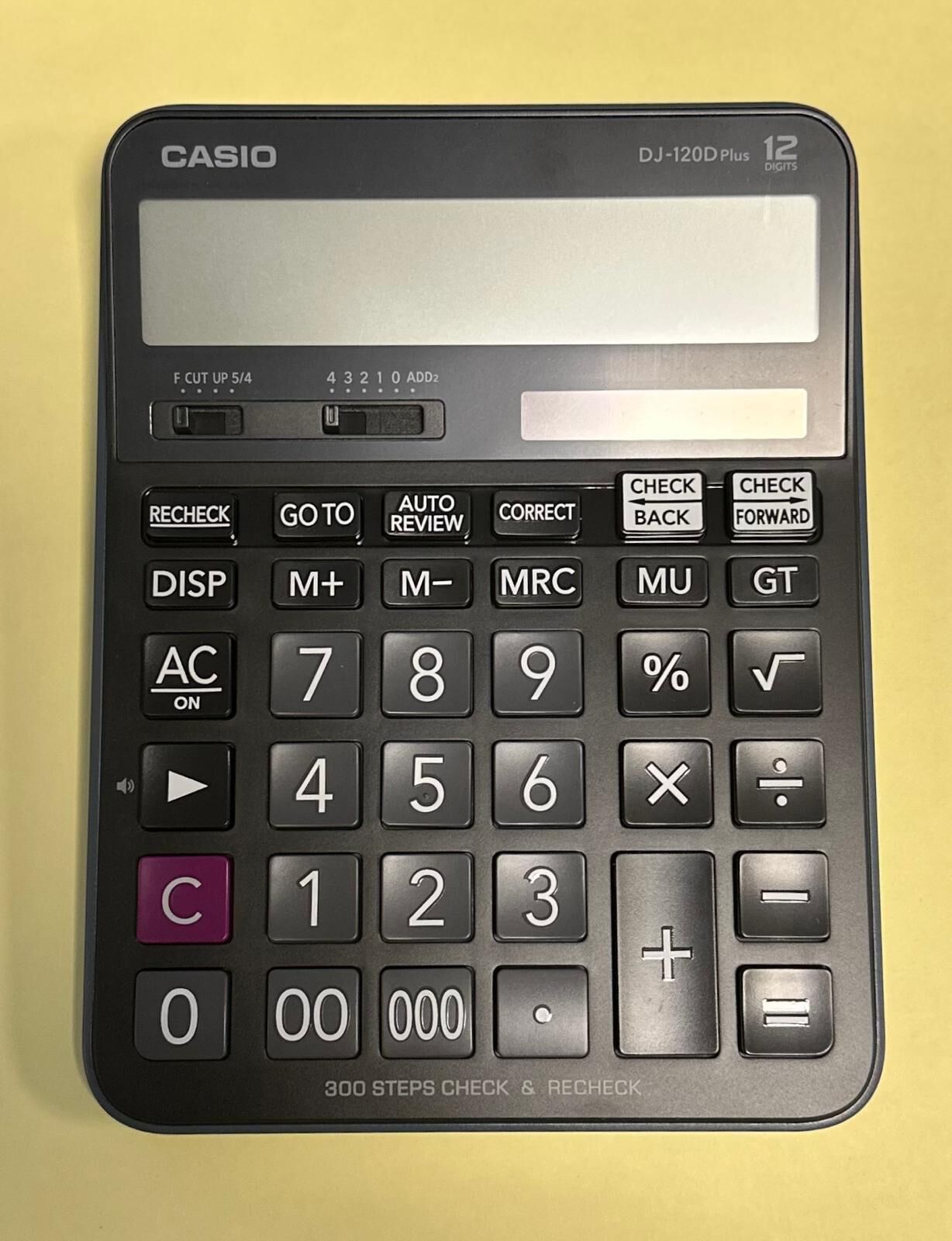 Casio DJ-120D Plus İşlem Kontrollü 12 Hane Masa Üstü Hesap Makinesi